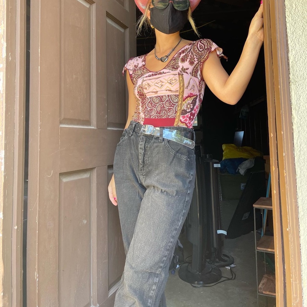 Black Lee Jeans! High-waisted in great condition